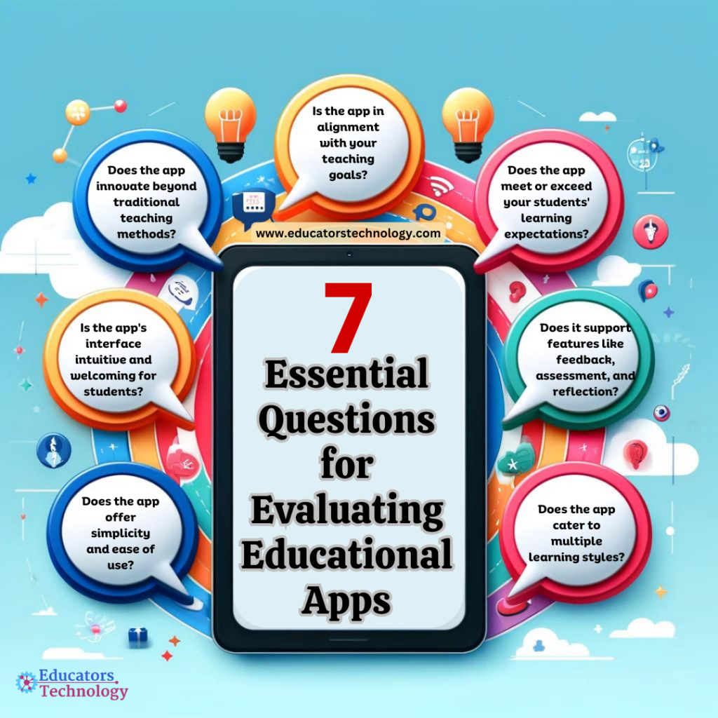 7 Essential Questions for Evaluating Educational Apps